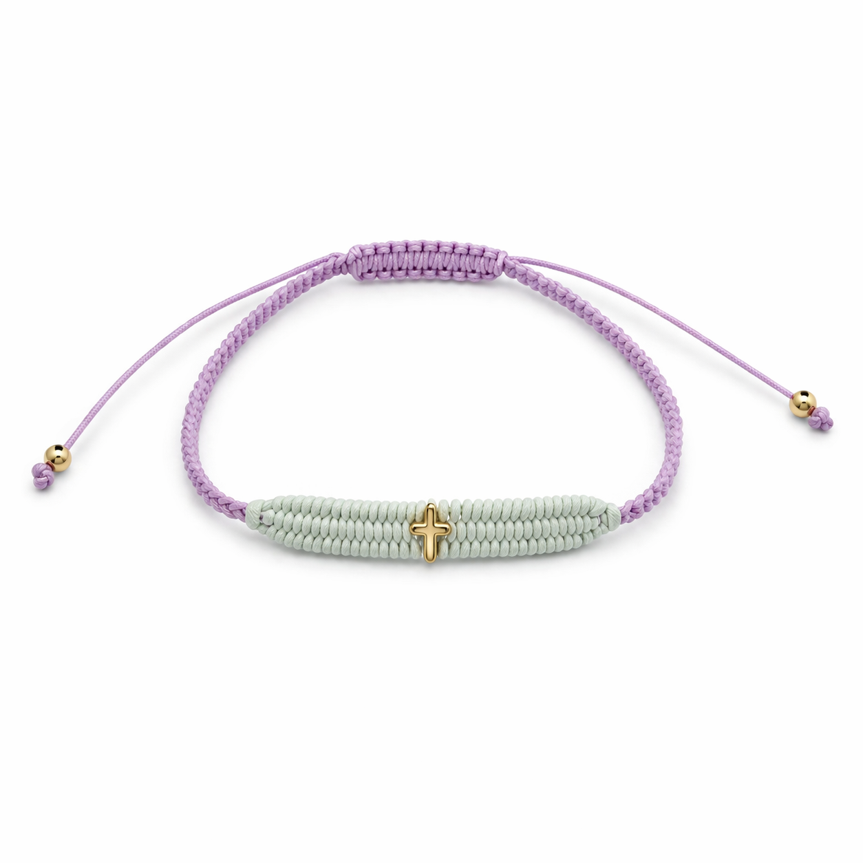 Cross on Thread Bracelet