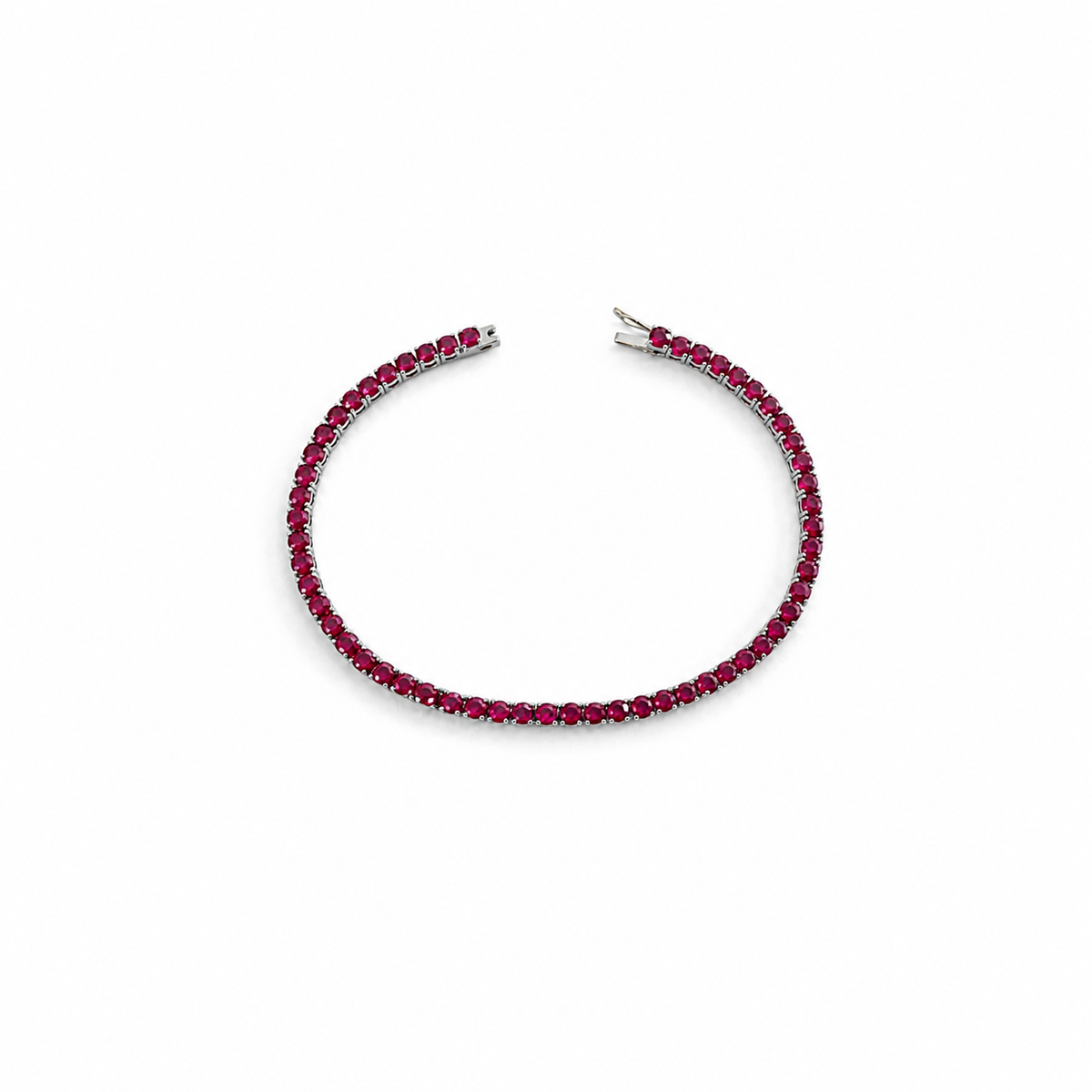 Ruby Tennis Bracelet