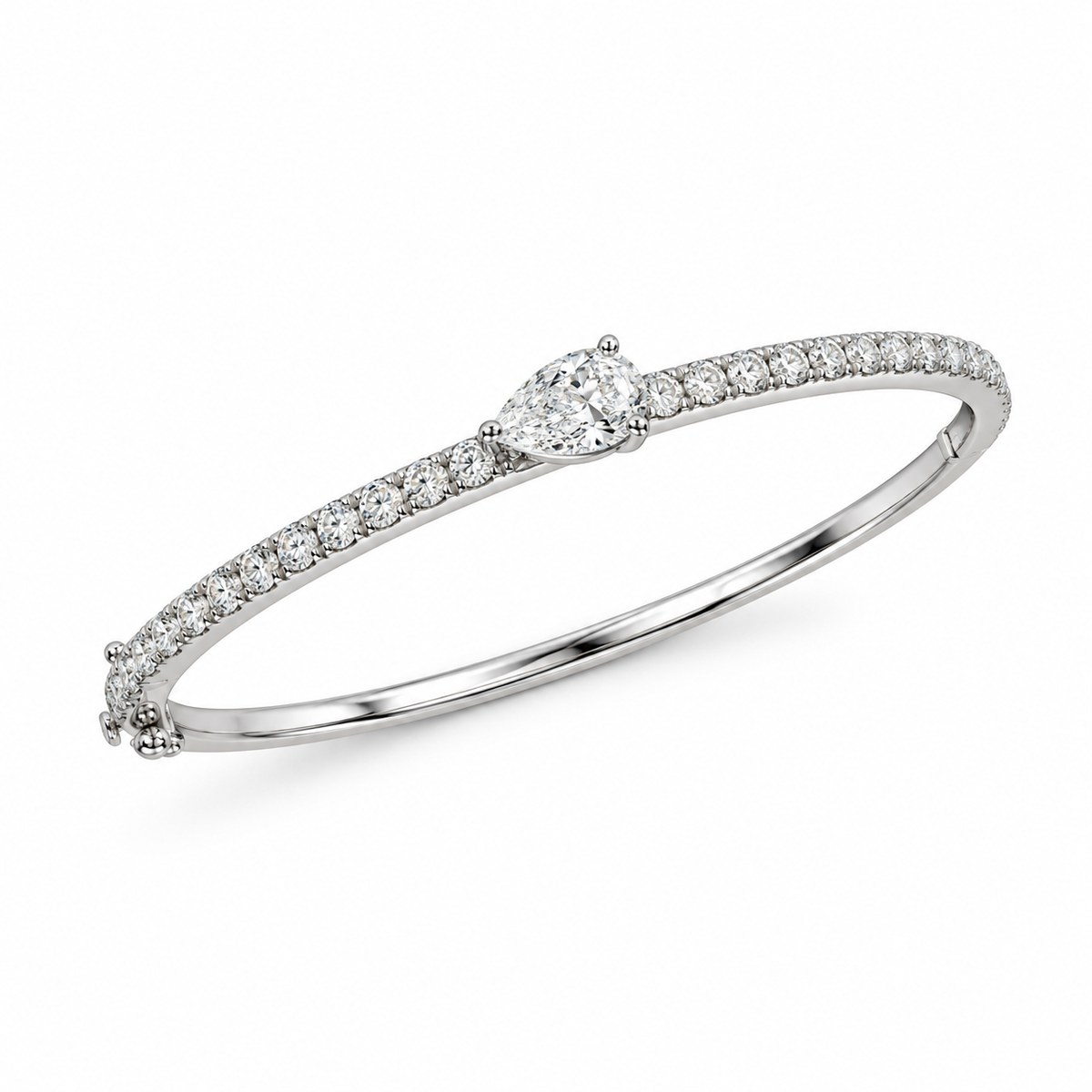 Elegant Diamond Bangle Bracelet