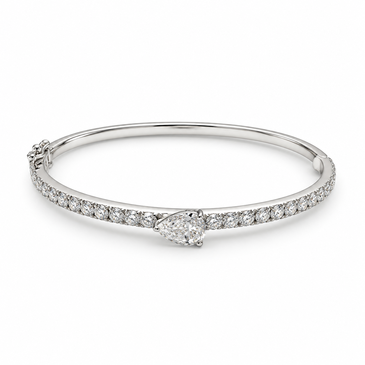 Elegant Diamond Bangle Bracelet