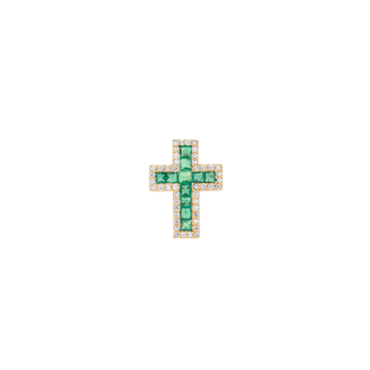 Emerald and Diamond Cross