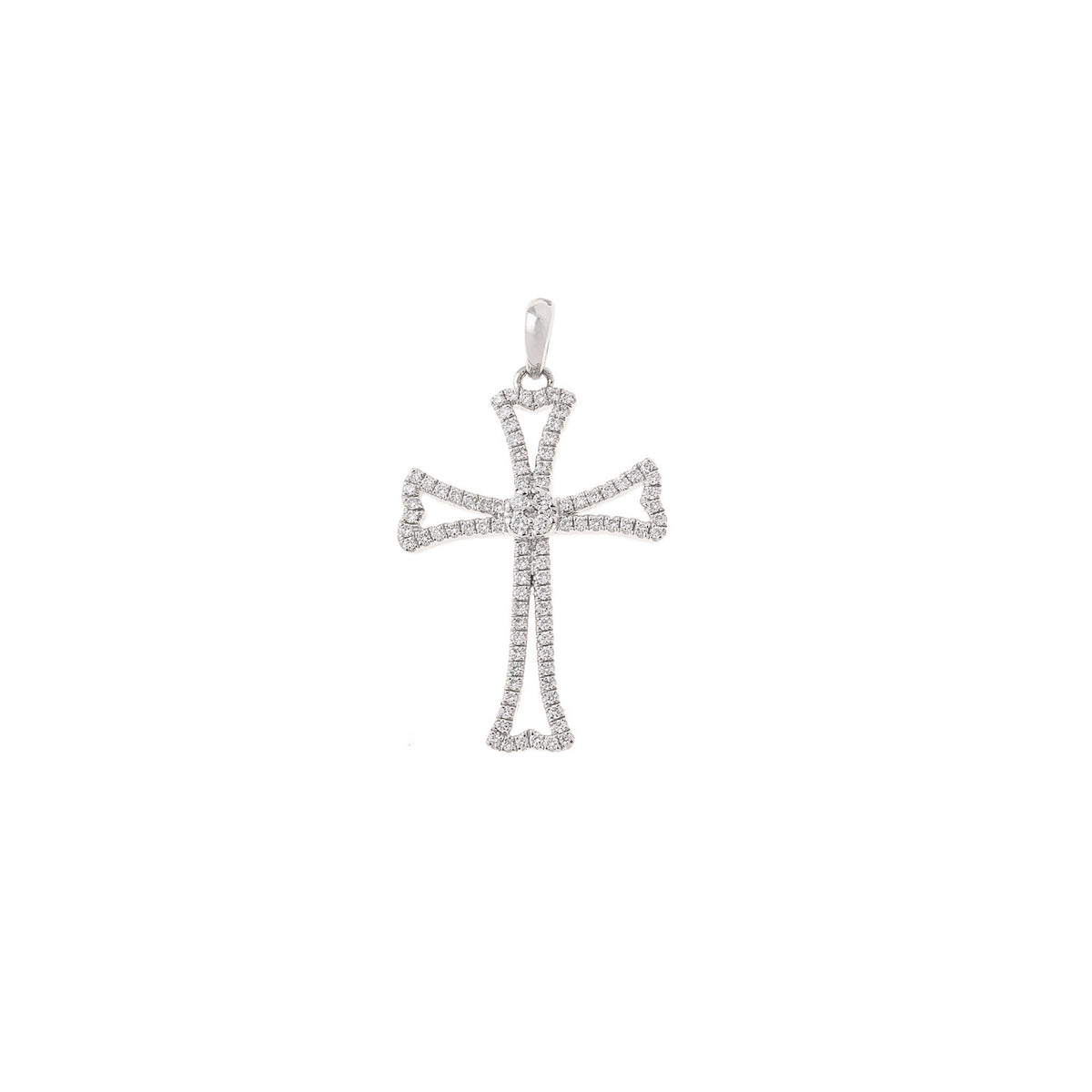 Diamond Cross. Gold and diamond cross. Cross for christening. Cross for baptism. Fine jewellery. Anatol jewellery. Χρυσά κοσμήματα. Κοσμήματα Κηφισιά. Σταυρός χρυσός. Σταυρός με διαμάντια. Βαφτιστικός σταυρός. Σταυρός για βάφτιση.  Σταυρός με μπριγιάν. 