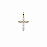 Classic Diamond Cross Pendant