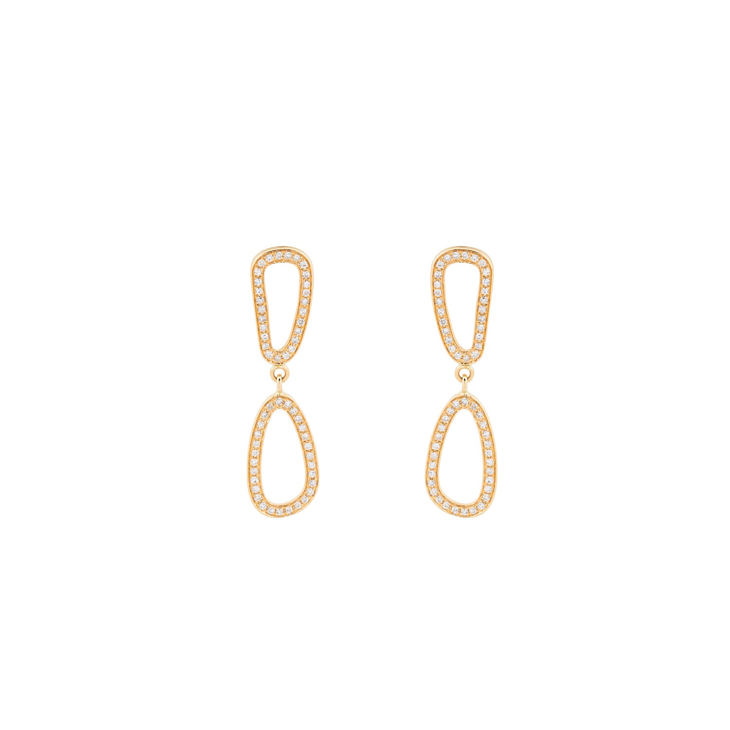 Diamond Droplet Earring