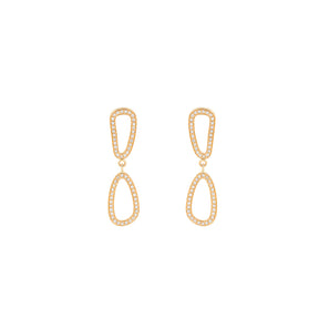 Diamond Droplet Earring
