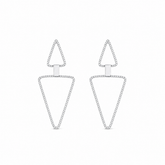 Triangles Diamond Earring
