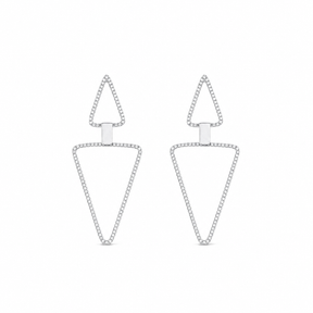 Triangles Diamond Earring