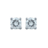 Diamond Earrings. Diamond Studs. Solitaire diamond earrings. White Gold earrings