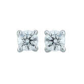 Diamond stud earring. 
