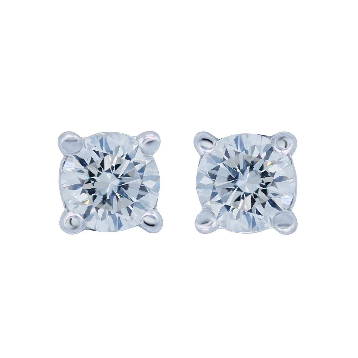 Diamond Earrings. Diamond studs. 0.50CT Diamond earring. White gold earring