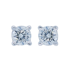 Diamond Earrings. Diamond studs. 0.50CT Diamond earring. White gold earring