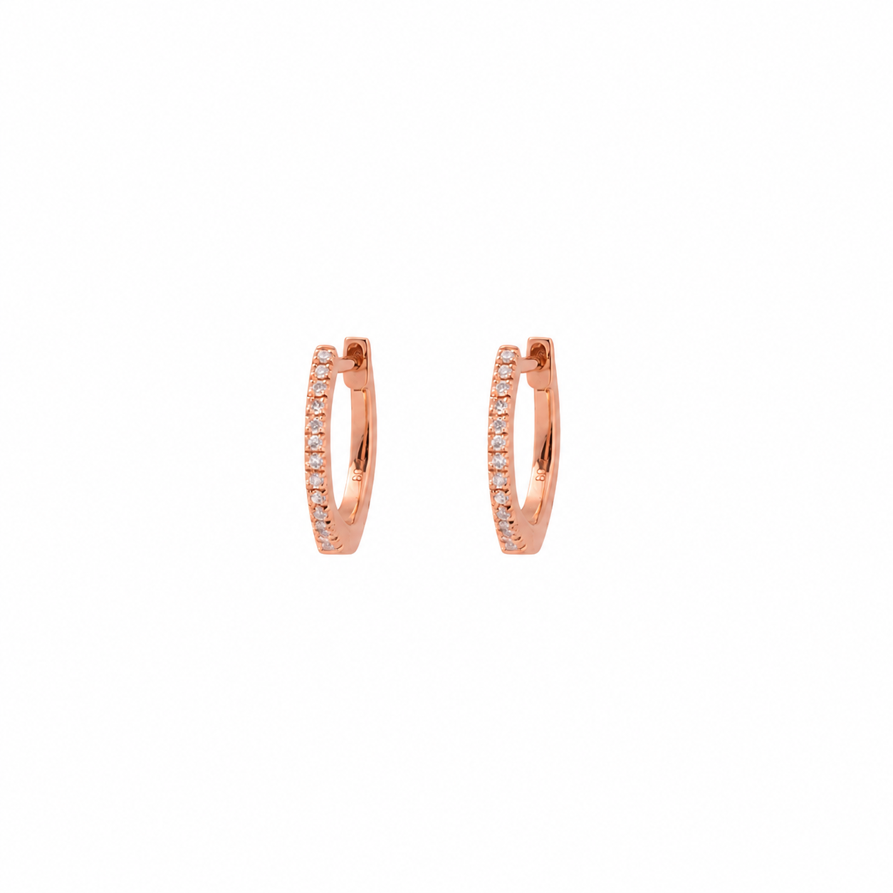 Diamond Hoop Earring