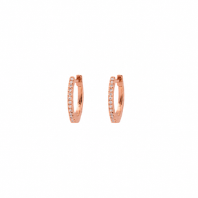 Diamond Hoop Earring