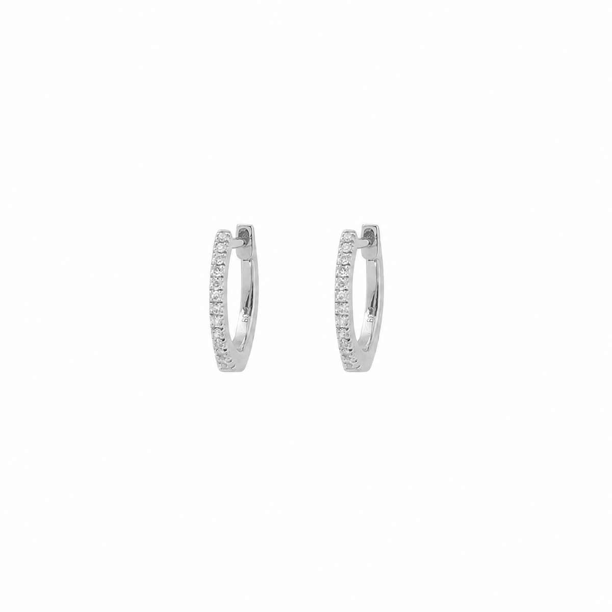 Diamond Hoop Earring