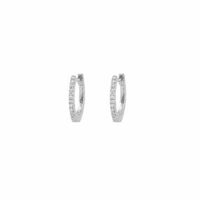 Diamond Hoop Earring