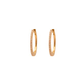 Diamond Hoop earrings. Hoop earrings. Gold hoop earrings. Gold and Diamond hoop earrings. Easy to wear hoops. Diamond hoops. Diamond earrings for gift. Χρυσοί κρίκοι. Διαμαντένιοι κρίκοι. Κρίκος με διαμάντια. Σκουλαρίκια κρίκοι. Σκουλαρίκι για δώρο. Fine jewelry. Anatol. Kifissia. Golden Hall. Athens.