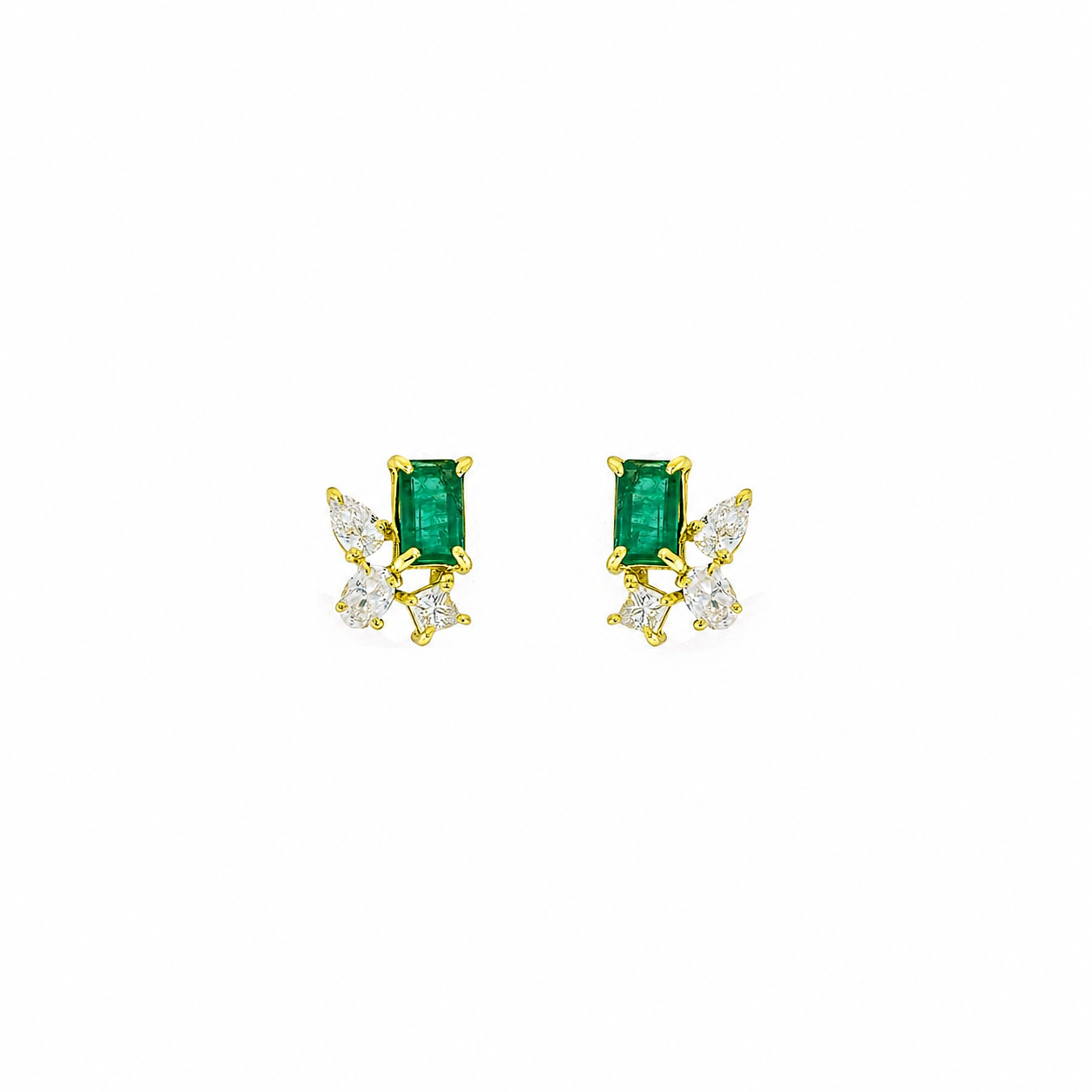Fleur Vert Earring