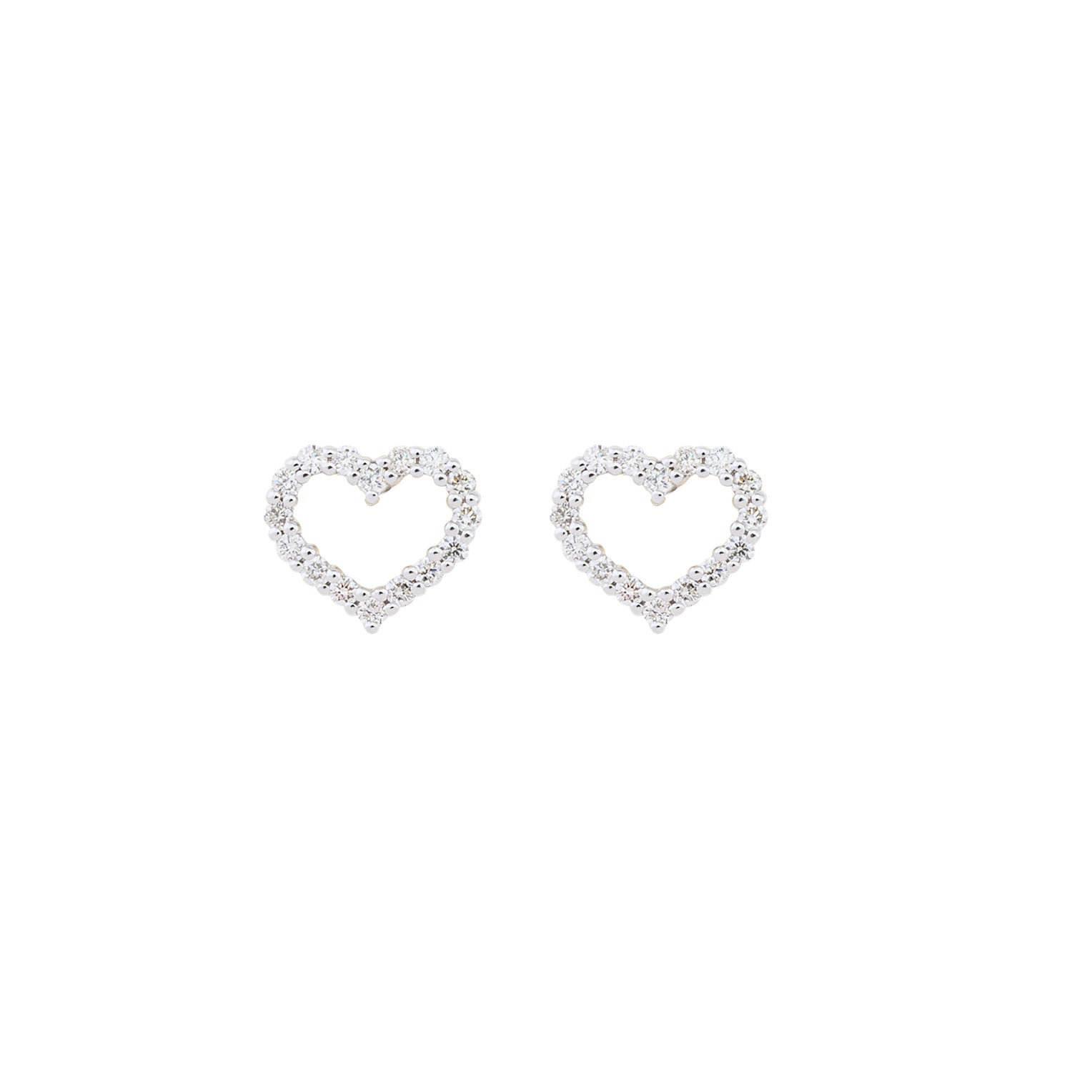 Diamond Earring. Heart Earring. Earring Gift. Diamond heart. Anatol Jewelry. Fine Jewelry. Golden Hall. Athens.