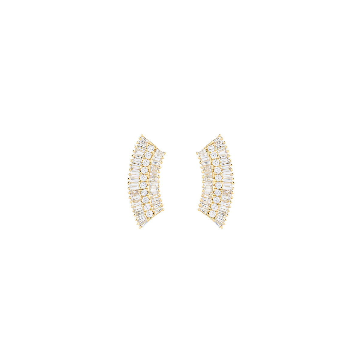 Blonde Diamond Earring