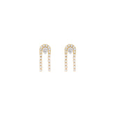 Double Diamond Lines Earring