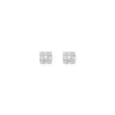 Square Diamond Earring