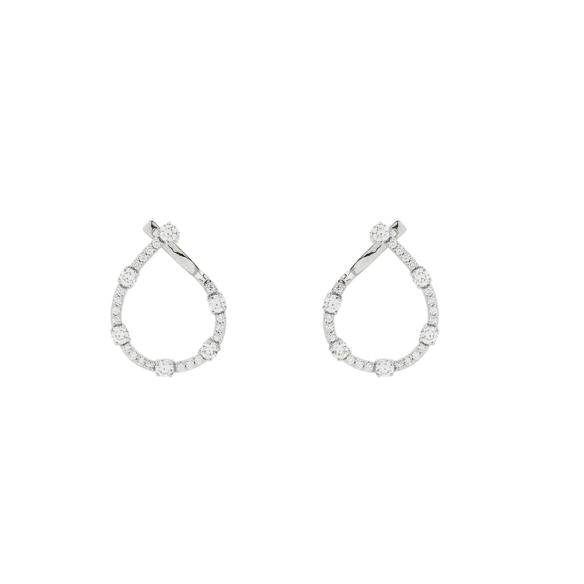Diamond Loop Earring