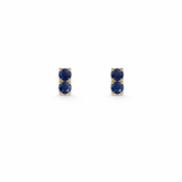 Blue Dots Earring