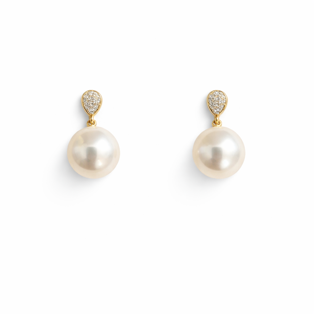 Pearl and Diamond Earring