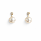 Pearl and Diamond Earring
