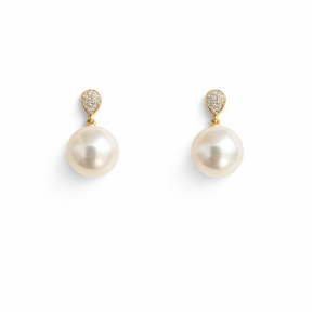 Pearl and Diamond Earring