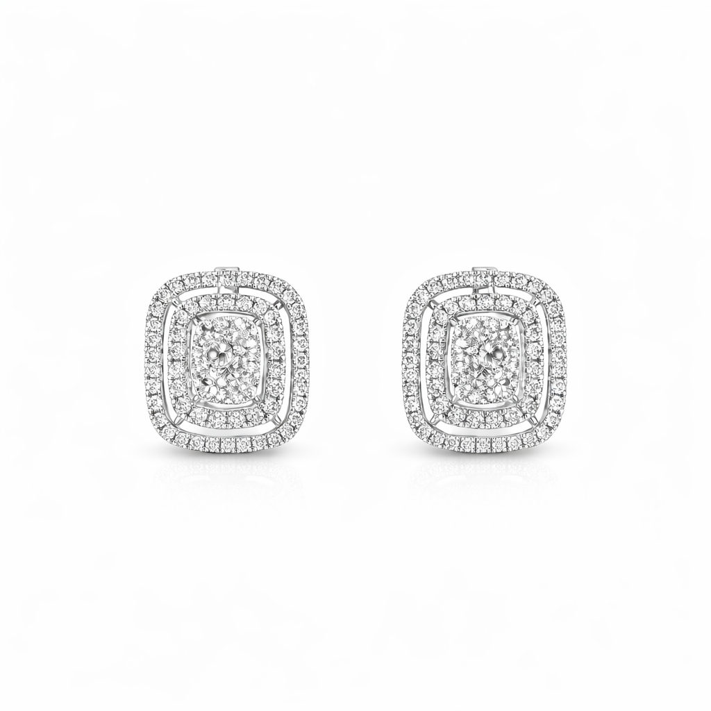 Rectangle Oasis Earrings