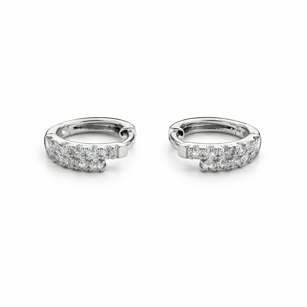 Diamond Whims Hoop Earring