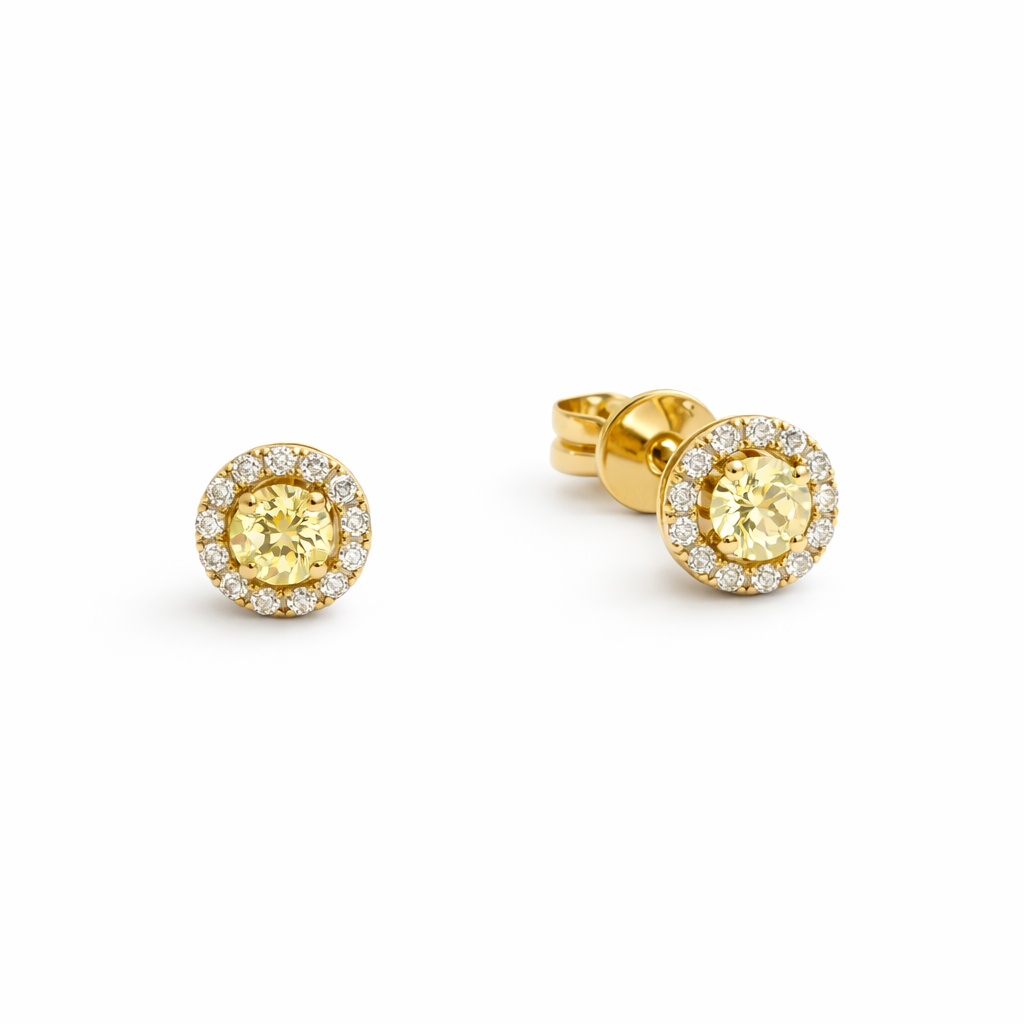 Diamond Stud Earrings