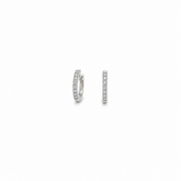 Diamond Hoop Earrings