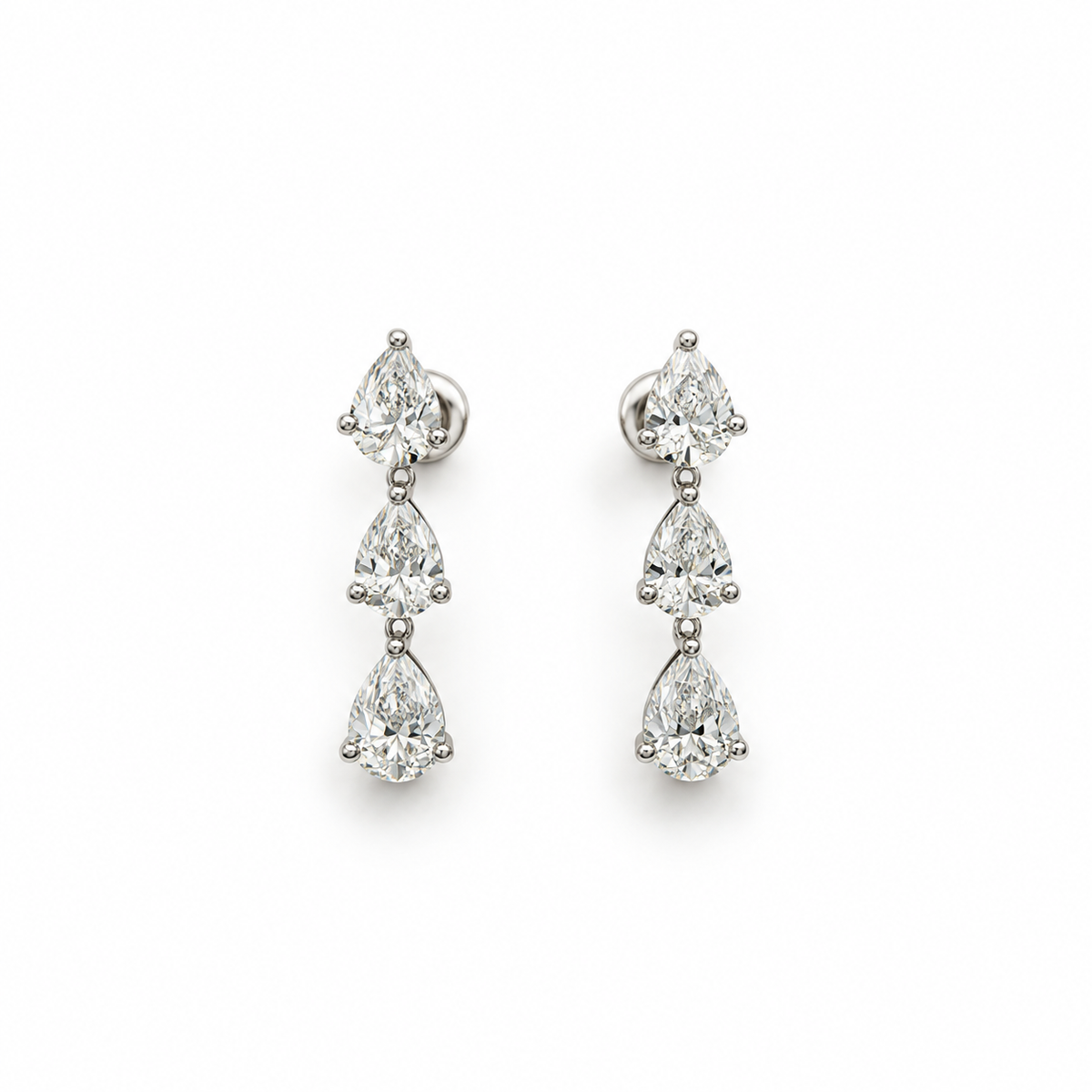 Classic Diamond Drop Earring