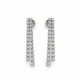 Curtain Diamond Drop Earrings