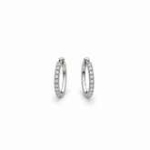 Diamond Hoop Earrings