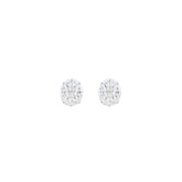 Round Diamond Stud Earrings