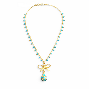 Top it with a Bow Egg Necklace