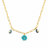 Two Ladies, One Flower Necklace