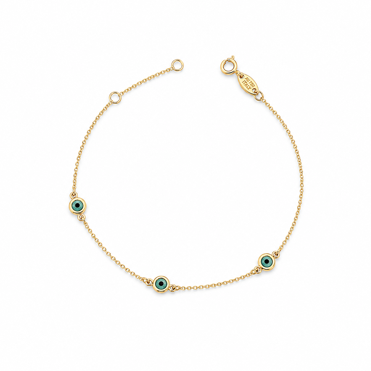 Triple Evil Eye Bracelet