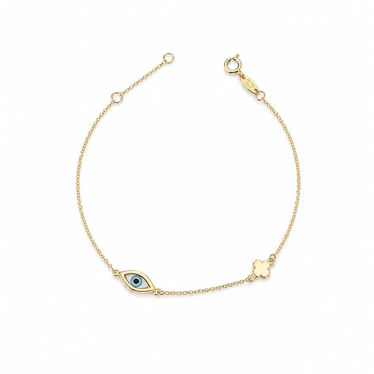 Evil Eye and Cross Bracelet