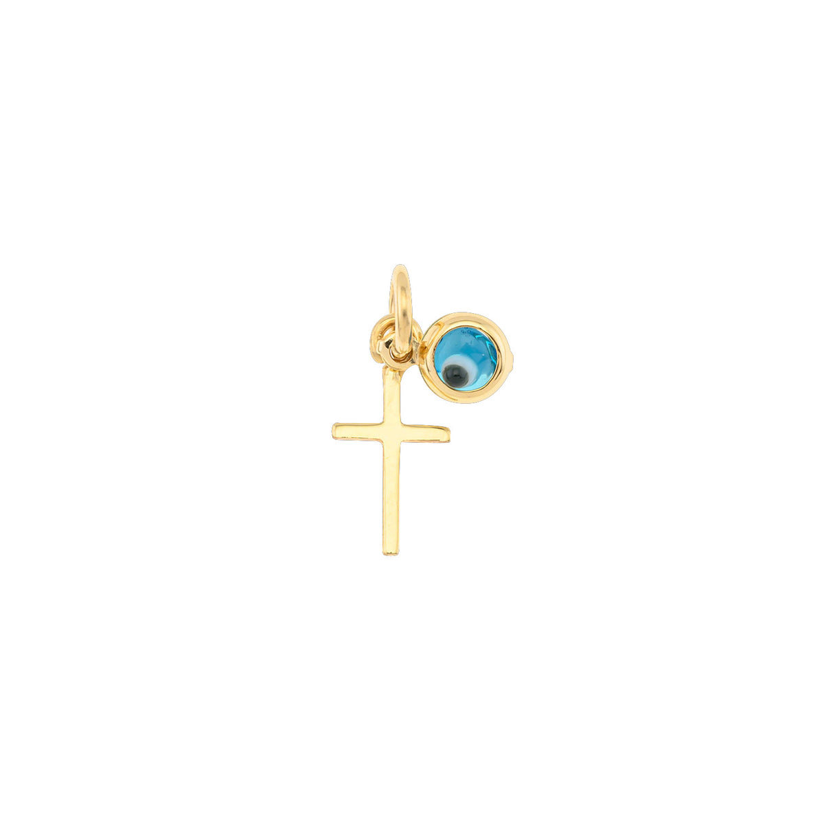 Cross with Eye Pendant