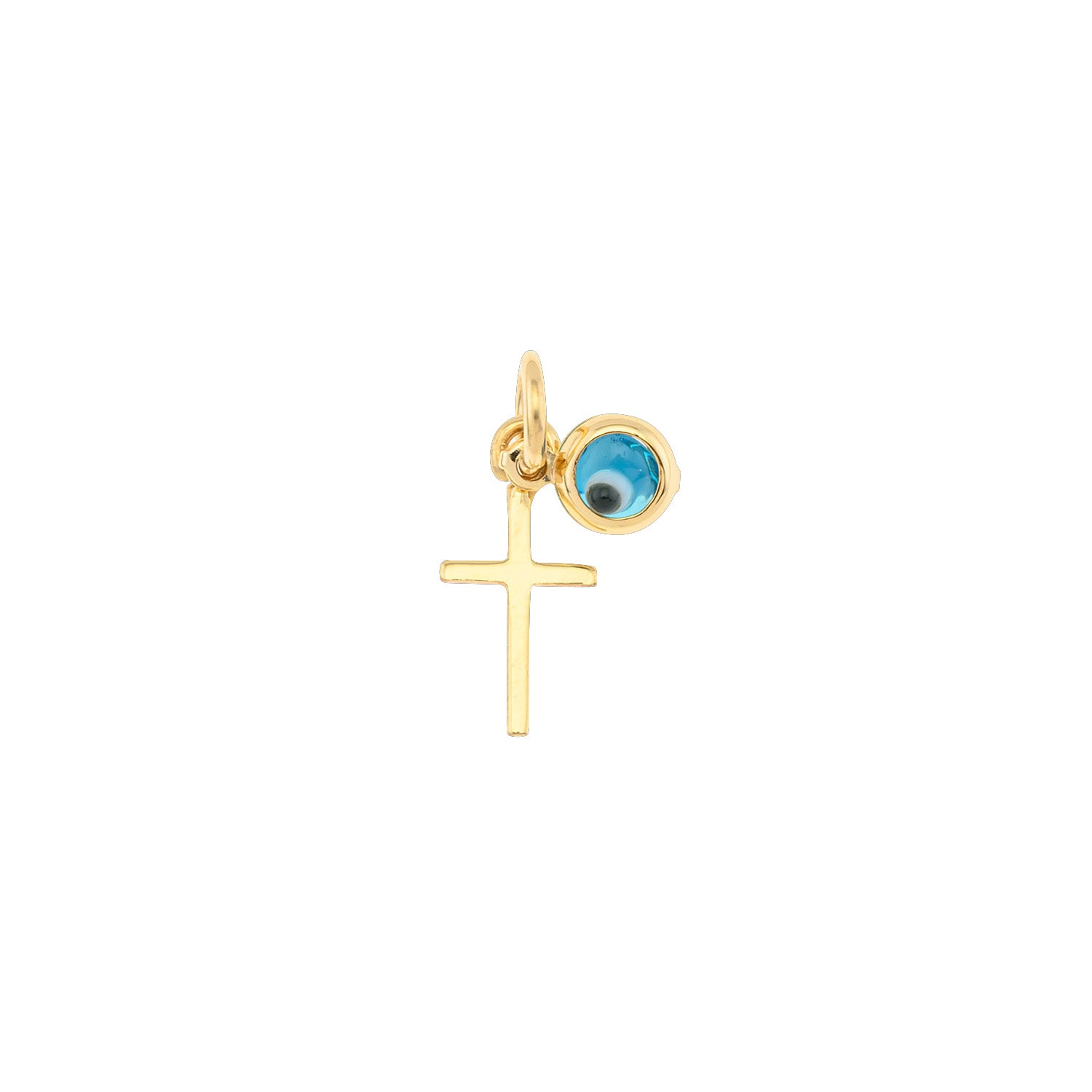 Cross with Eye Pendant
