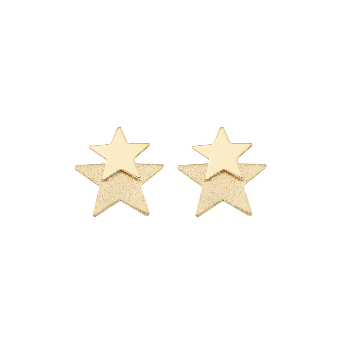 Double Star Earrings