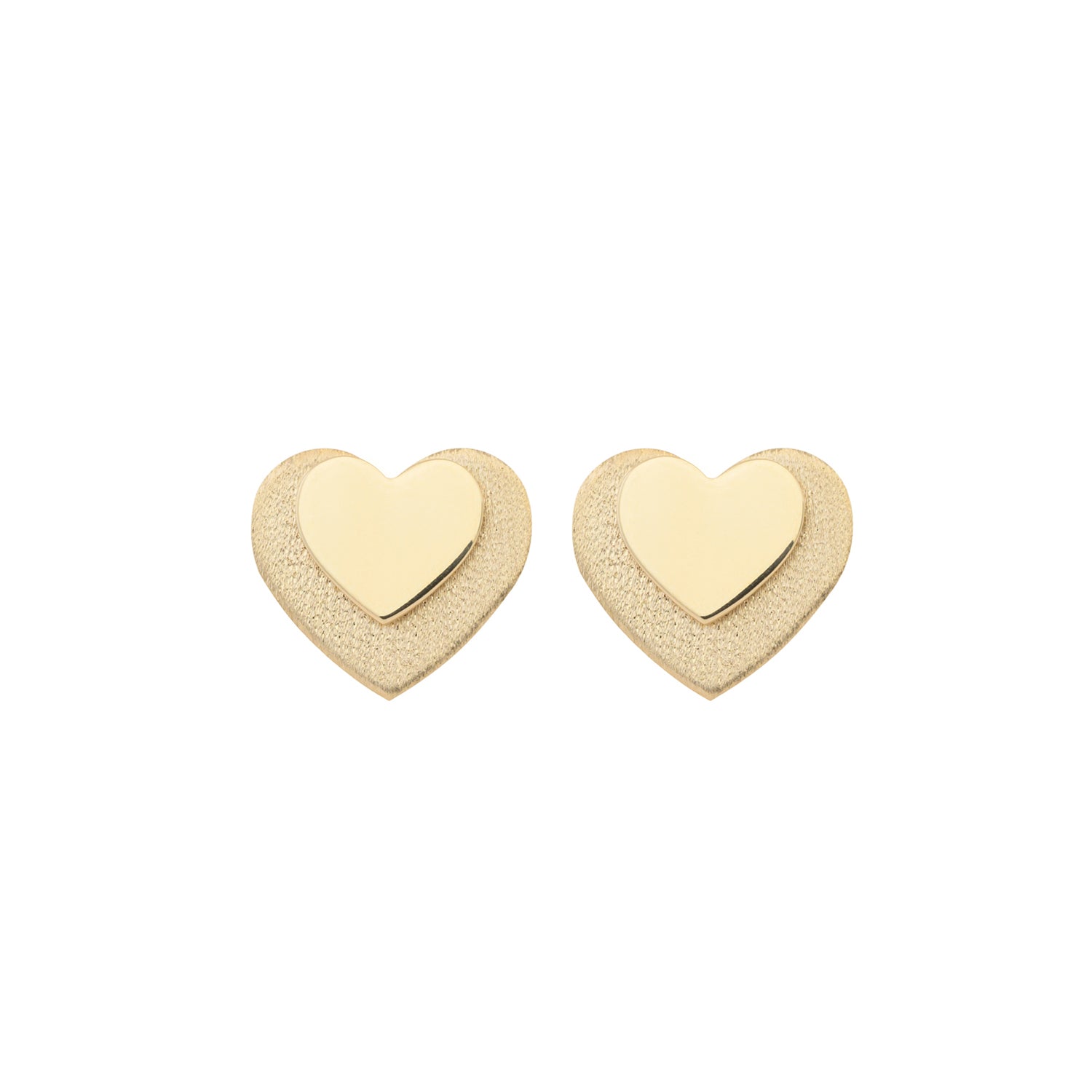 Double Heart-Beat Earrings
