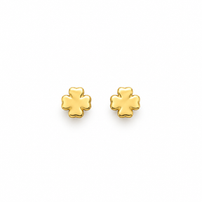 Cross-Shaped Stud Earrings