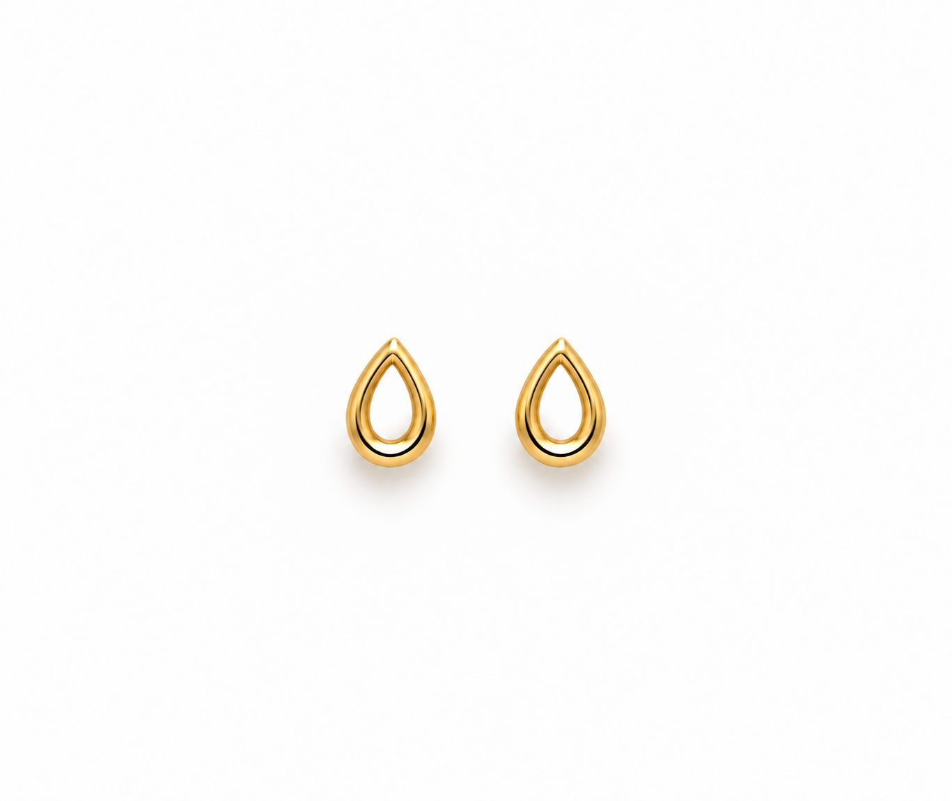 Teardrop Stud Earrings