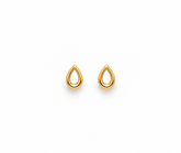 Teardrop Stud Earrings