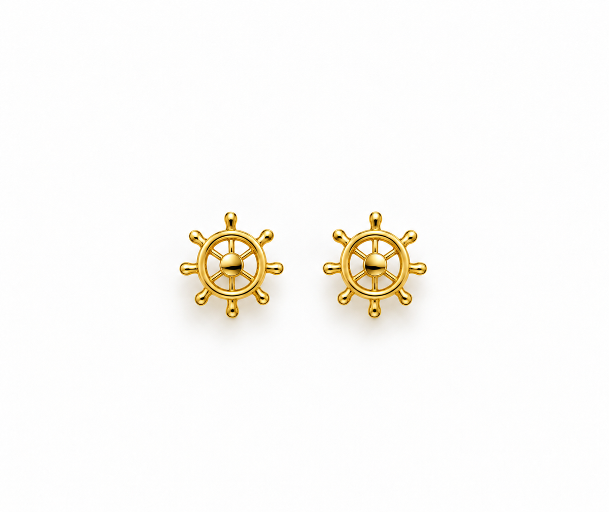 Anchor Stud Earrings